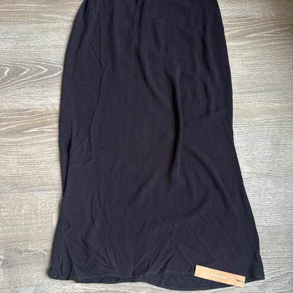 NEW REFORMATION Carlie Midi Dress In Black 4 - Picture 4 of 13